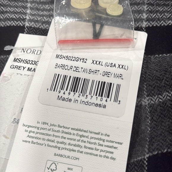 Barbour Deltan Plaid Button-Up Shirt - Picture 9 of 15